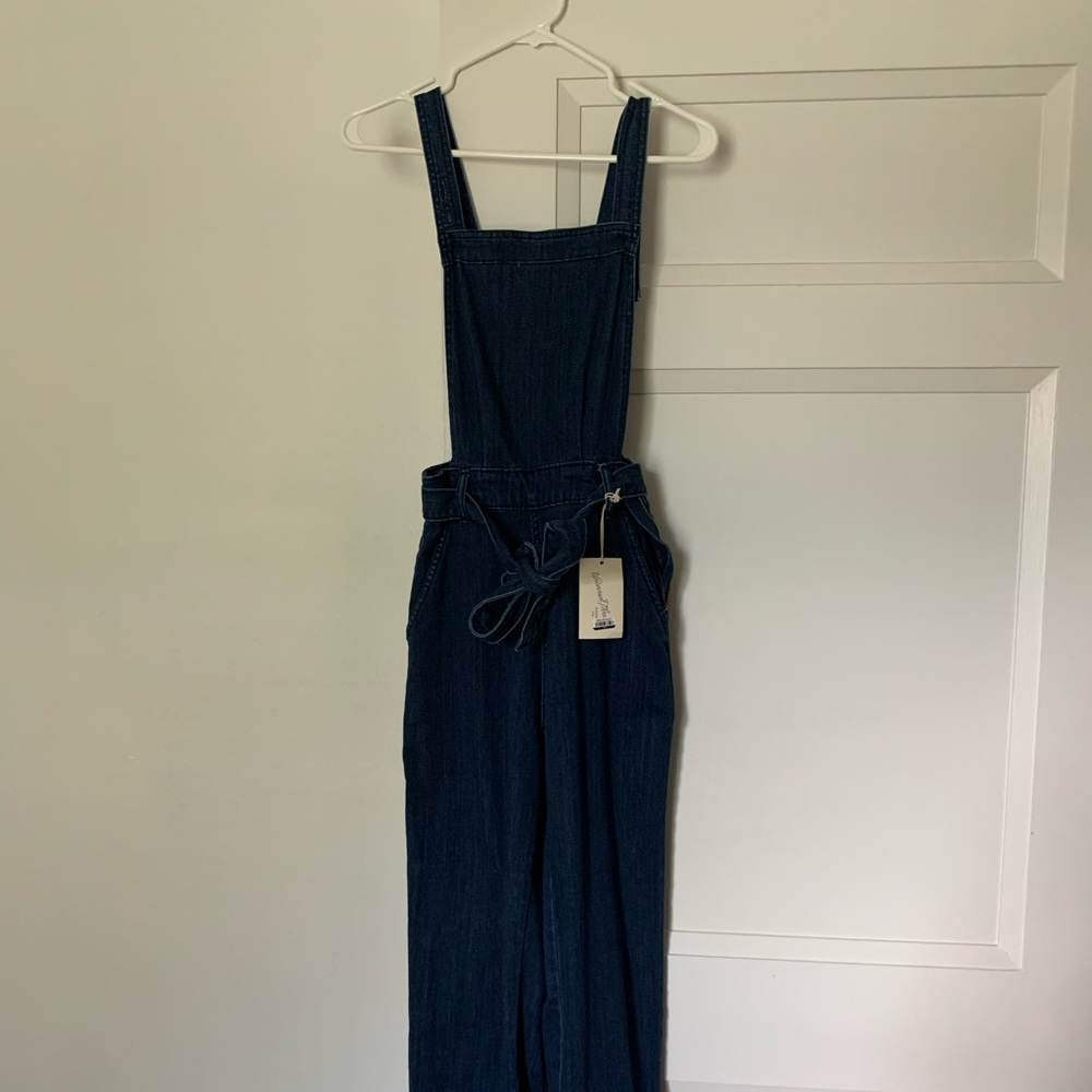 Dark Wash Universal Thread Overalls